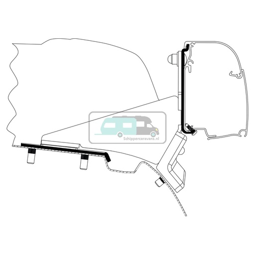 [OCS_2617197] Thule Mercedes Vito/V-Class Lift Roof Adapter 4200