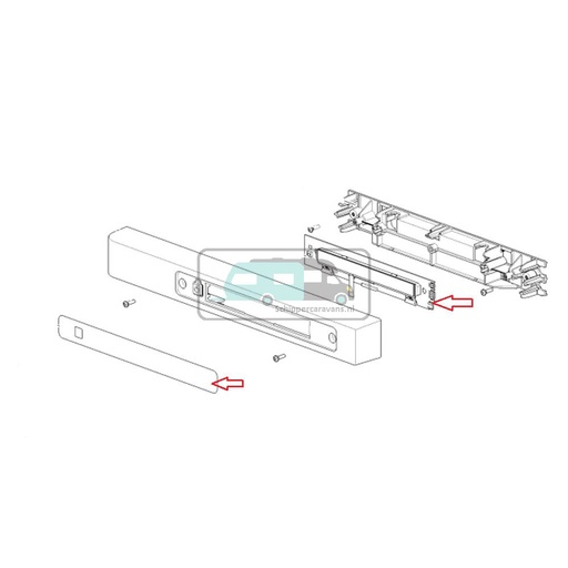 [OCS_692245] Thetford Sticker LCD+PCB LCD DM N4***