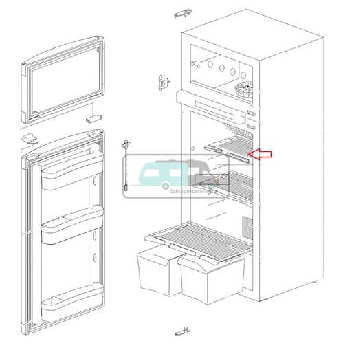 [OCS_692510144] Thetford Rooster 415x150mm N41**