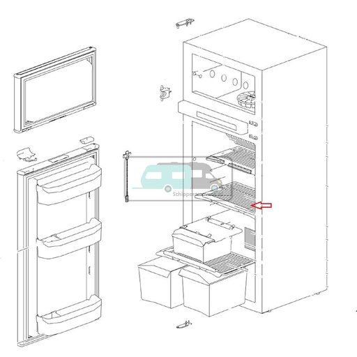 [OCS_692512144] Thetford Rooster 415x250mm N417*