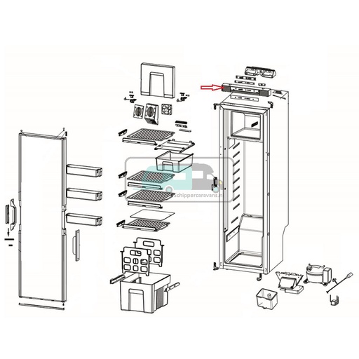 [OCS_692804] Thetford Console Bedieningspaneel T2152