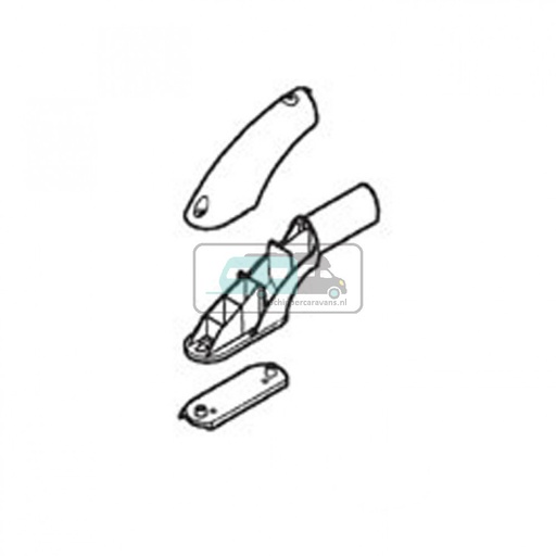 [OCS_700377] Thule Roof Rack Deluxe Eindkap Grijs