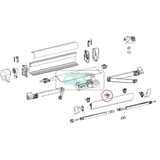 [OCS_700927] Thule Gliding Angle Lead Rail 5003