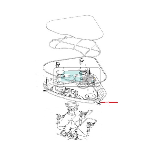 [OCS_700986] Thetford Hob Triangel Bush Snap fit