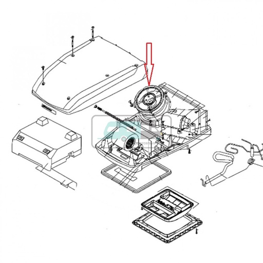 [OCS_700995] Dometic B1500/ 1900 Ventilating Grill