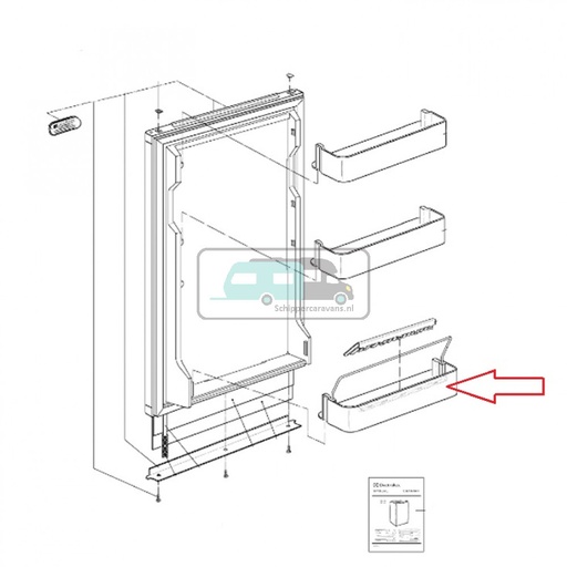 [OCS_701030] Dometic RM4270 Deurvak Onder