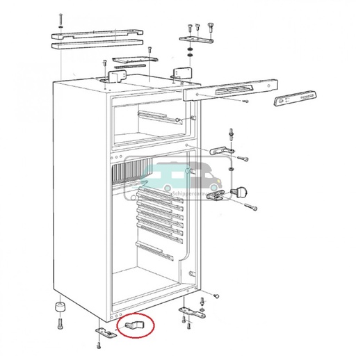 [OCS_701034] Dometic RM4505 Hendel Onderaan Links