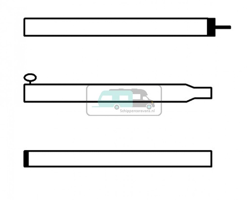 [OCS_92291146] Campking Nokstok 22/19mm 180-250cm Basic
