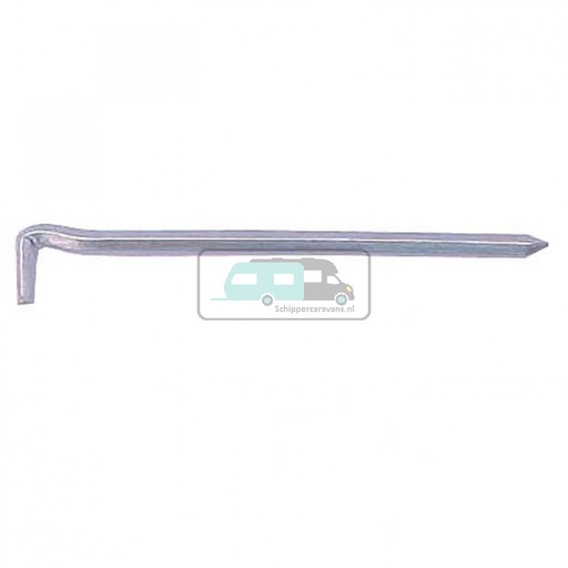 [OCS_96009400] Campking Grondpen 4-kant 20cmx6mm 100st.