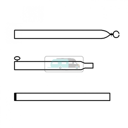 [OCS_96942146] Campking Stormstok 22/19mm 170-250cm Basic