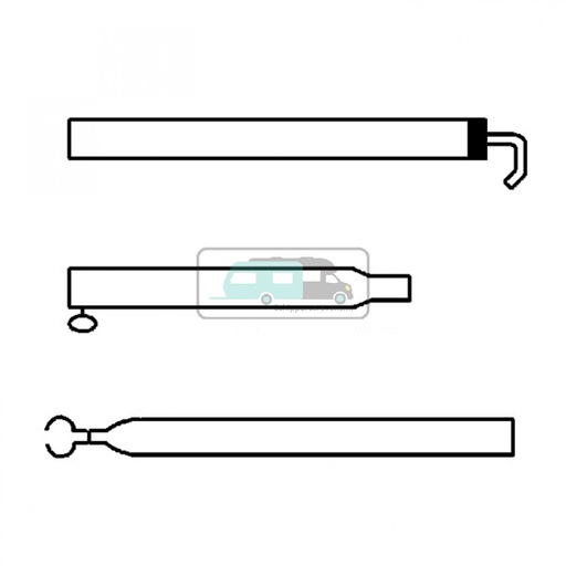 [OCS_96943060] Campking Extra Dakligger 22/19mm 170-250cm Premium