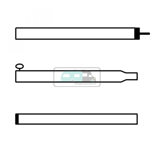 [OCS_96943660] Campking Extra Dakligger 28/25mm 170-250cm Premium