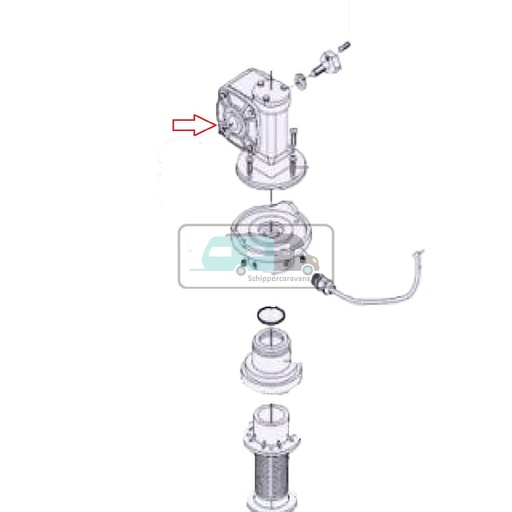 [OCS_0128059] Adapter steunbeugel nr. 6137