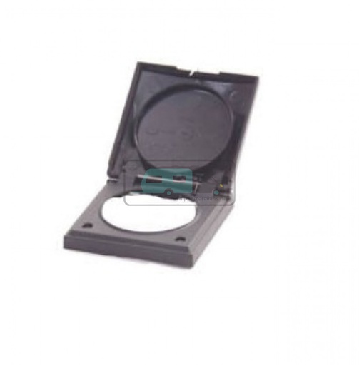 [OCS_1144017B] Berker Afdekraam Flow/Pure 1-Vaks met Klep Antraciet Mat
